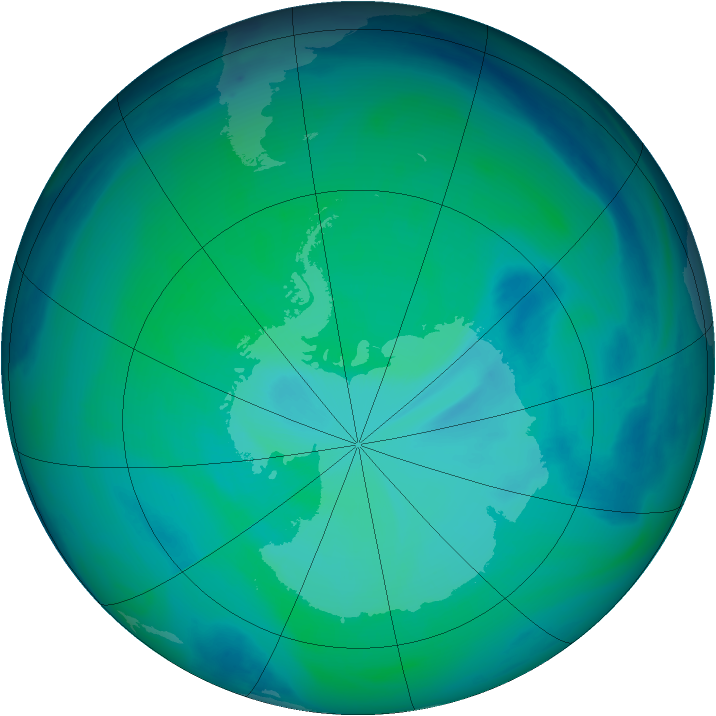 Ozone Map 2006-12-22